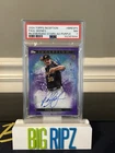 Paul Skenes 2024 Topps Inception RC Emerging Stars Auto Purple /199 | PSA 7