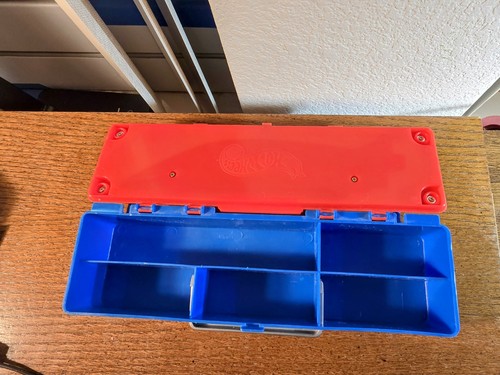 Hot Wheels 6 Car Carry Case (Sol Aire CX-4) Blue/red Matchbox/diecast Travel Box - Picture 4 of 8