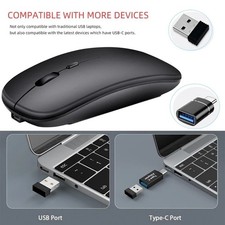 2.4GHz USB Wireless Optical Mouse Mice for Apple Mac Macbook Pro Air PC White
