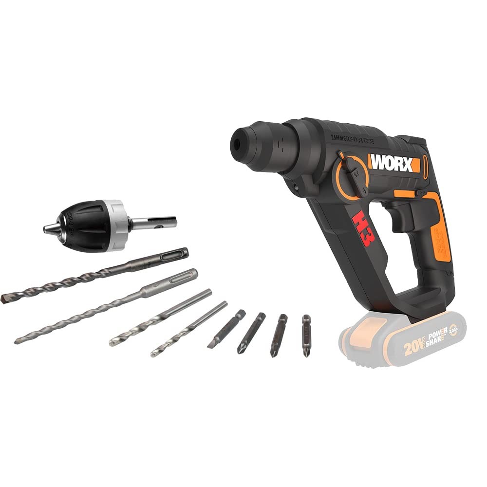 Trapano Tassellatore 20V a Batteria SDS Plus 1.2J - Alta Efficienza