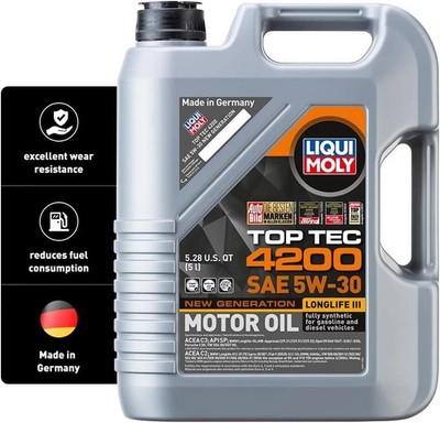 Top Tec 4200 SAE 5W-30 New Generation | 5 L | Fully synthetic engine oil