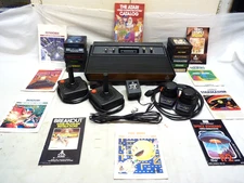ATARI 2600 Console Bundle *SEE VIDEO* Complete w/12 Games + Manuals GREAT GIFT !