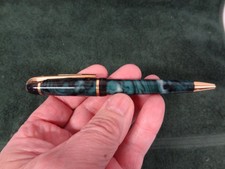 Vintage Waterman Phileas Ball Point Pen Green...