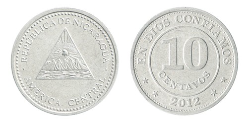 Nicaragua 10 Centavos, 2012, KM #105, Mint