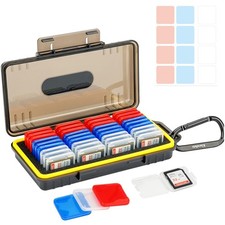 Luxury SD Card Case with 36 Durable Holders &...