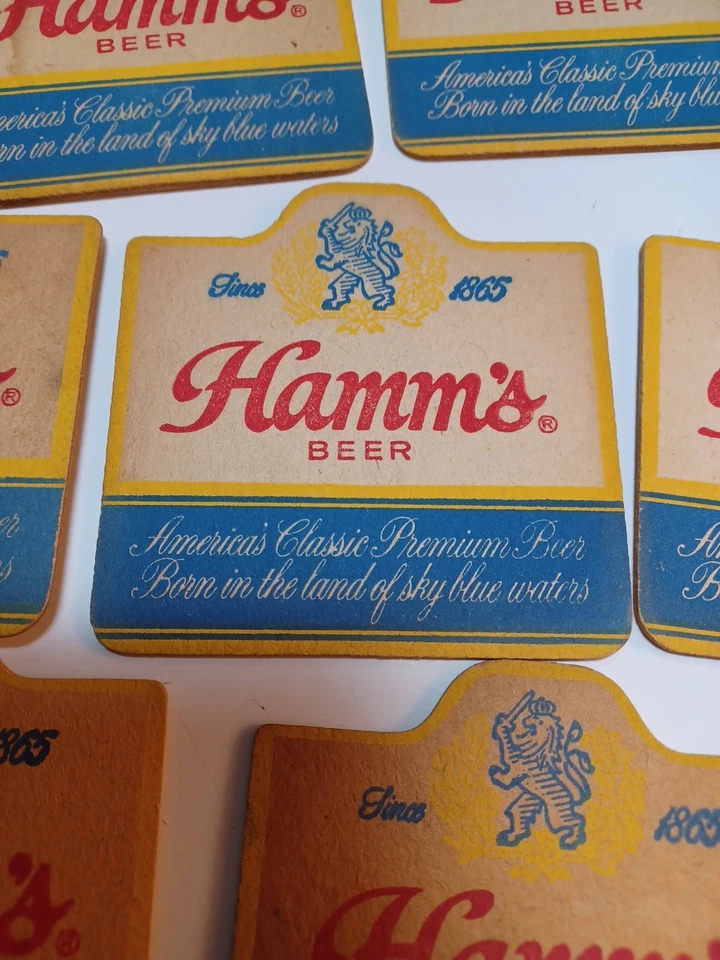 7 posavasos de cerveza Hamm's difíciles de encontrar de colección JRR2 Foto 2 de 3