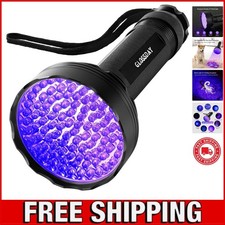 100 LED UV Flashlight - Waterproof, 395nm Black Light for Pet Urine  Scorpio...