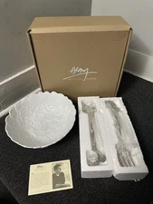 Michael Aram Forest Leaf Bowl & Servers NEW