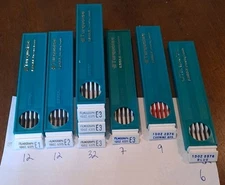 Vtg Berol Eagle Turquoise Filmograph Drawing Leads E1 E2 E3 Lot of 79 Pcs. 6375