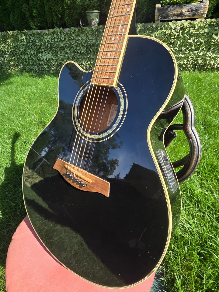 Ibanez AEL10LE-BK-14-01 Electric Acoustic Guitar Black Left Handed/Right Handed - Image 2 of 4