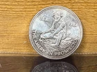 1984 Englehard Prospector Big E Rare 1 oz Silver .999 Round TONER Collectible!