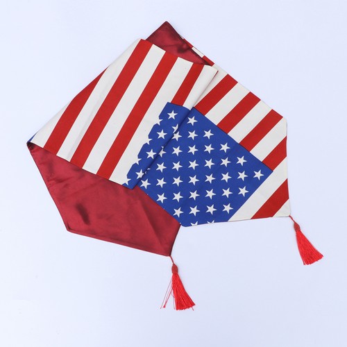 Patriotic Flags Independence Tablecloths Party Runner Decoration - Bild 7 von 11