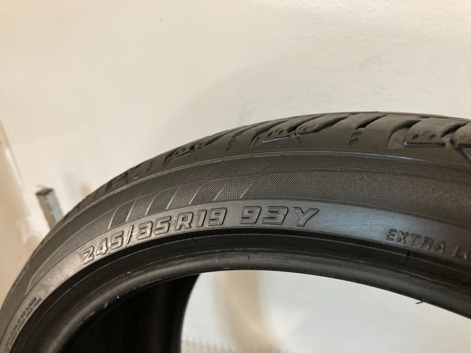 1 Tire 245 35 19 Yokohama Advan Sport A/S+ (8.20/32 Tread) 93Y eBay