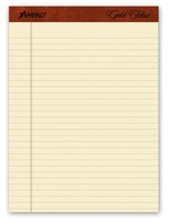 Ampad Gold Fibre Retro Legal Pads Size 8-1/2x11-3/4 50 Sheets Ivory Paper 20 ... Ampad Gold Fibre Retro Legal Pads Size 8-1/2x11-3/4 50 Sheets Ivory Paper 20 ...
