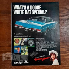 Rare Vintage 1969 Life Magazine Ad for Dodge Polara - Special Edition 10" x 13"