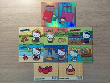 Hello Kitty US States Sticker/Trading Cards Good Condition Unused Stickers