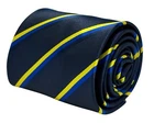 Swedish flag mens tie navy dark Sweden yellow blue stripe by Frederick Thomas