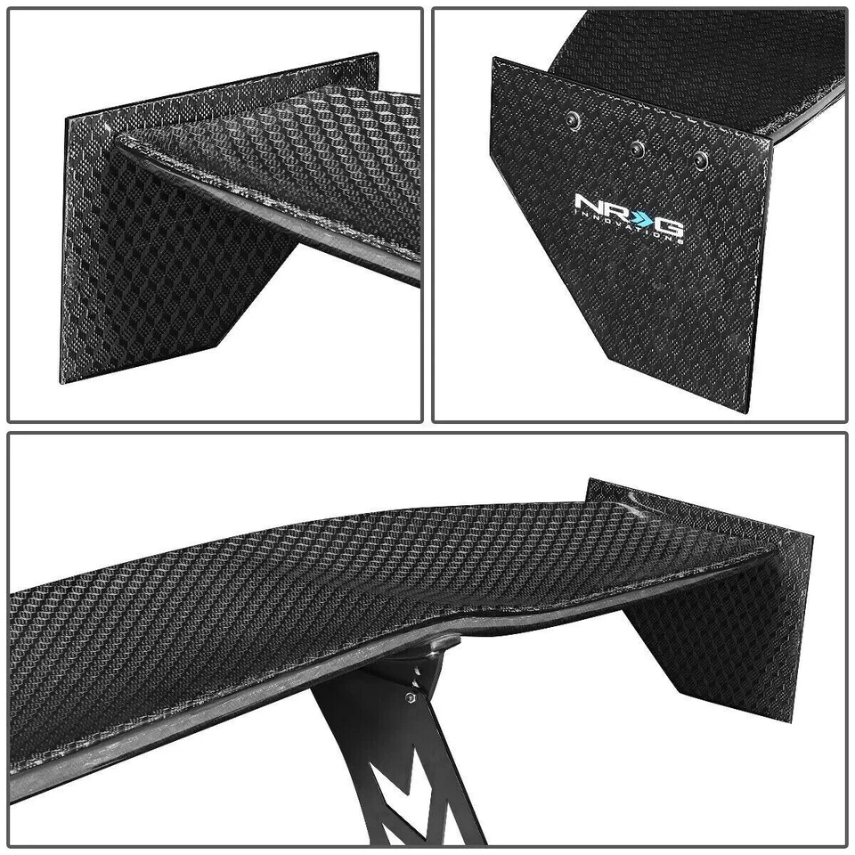 ️🔥 NRG 69" CARBON FIBER GT TRUNK WING SPOILER for MAZDA RX7 / RX8 - Image 2 of 4