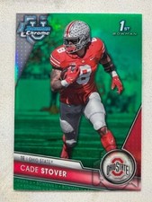 CADE STOVER 2023 Bowman Chrome University 8/99 GREEN Refractor 8=Jersey #!