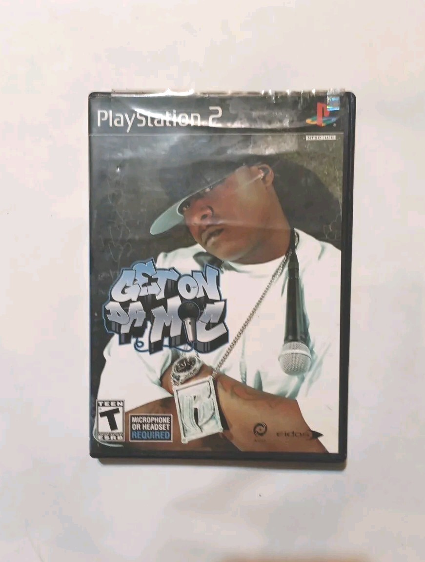 Get On Da Mic PS2 Sony PlayStation 2 Case & Disc - Karaoke Hip Hop