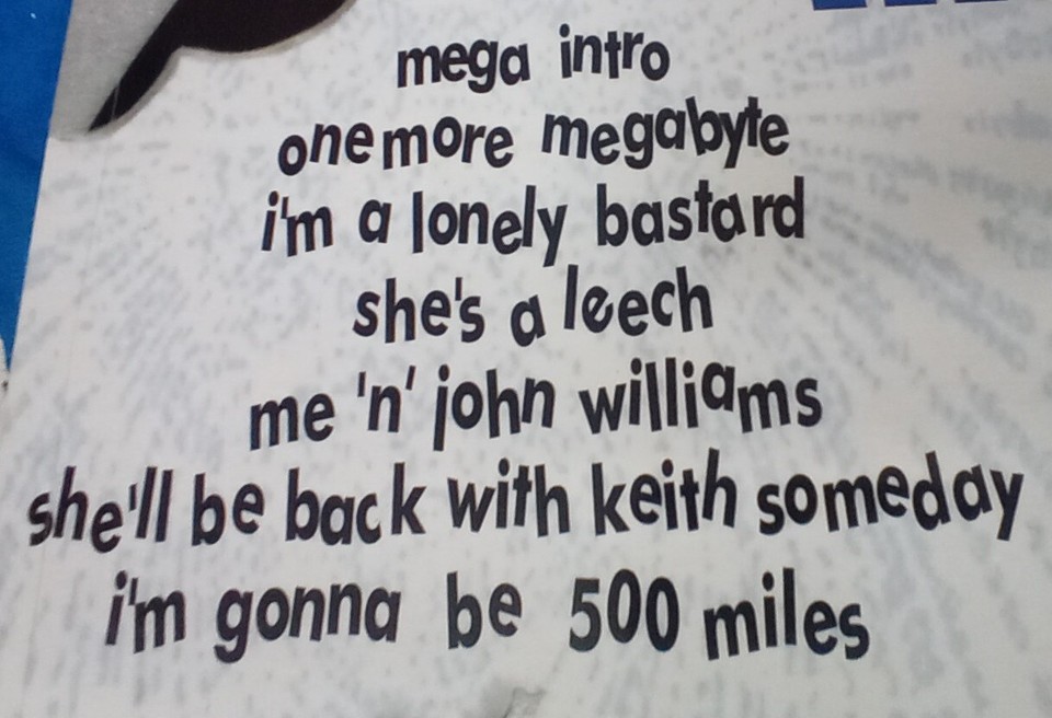 TOY DOLLS "One More Megabyte" Blue Vinyl ALBUM OLGA Exploited SEX