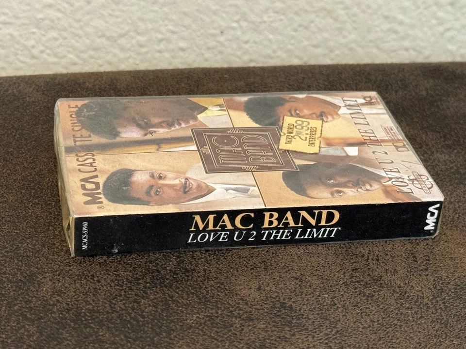 Rare! 1990 NEW SEALED Mac Band Love U 2 The Limit Cassette Tape MCA 10059 - Image 2 of 4