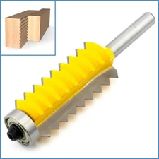 54mm 10T Bottom Bearing Triangle Finger Cutter V Joint Router Milling Drill Bit