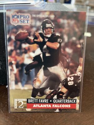 1991 Pro Set - 2nd Round Draft Choice #762 Brett Favre (RC)