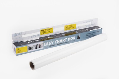 Easy Chart Box - Elektrostatische Folie als Whiteboard für Präsentationen
