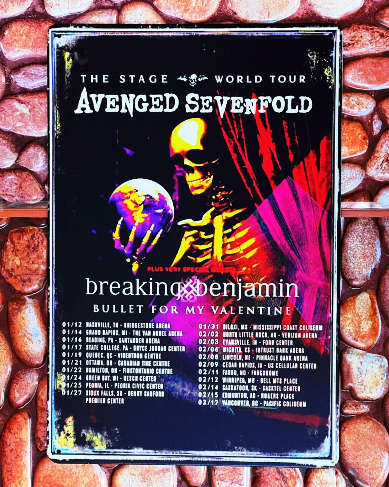 The Stage World Tour Happening Now!, The Stage World Tour is happening  now with special guests Breaking Benjamin and Bullet for My Valentine Get  tickets before they're gone