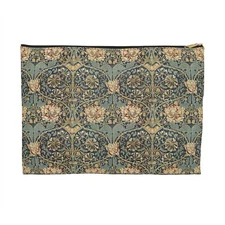 Art Nouveau By William Morris Custom Zip Makeup Bag Travel Organizer