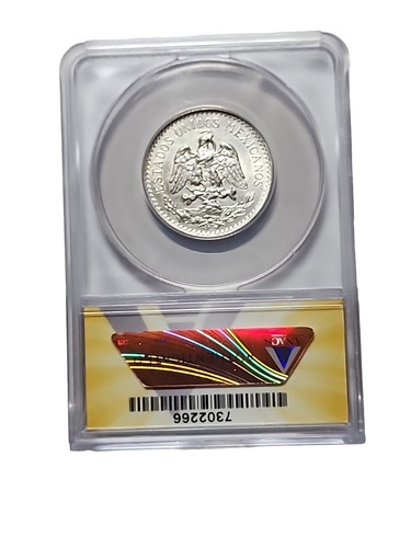 1919 Mexico 50 Centavos ANACS AU 58 .800 - Picture 2 of 2