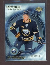 2018-19 UD Trilogy '03-04 15th Anniversary Retro Rookies Rasmus Dahlin /599