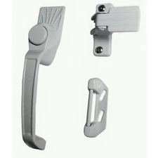 Aluminum White Screen Door Handle Set Latches