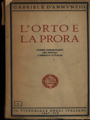 DER GARTEN UND DIE PRIORA ALTE BÜCHER/MODERNISIERT GABRIELE D'ANNUNZIO