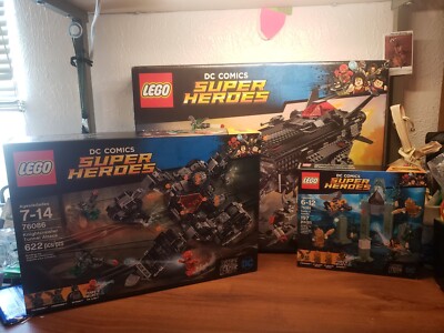 Lot Of 3 Lego DC Comics Super Heroes Justice League 76085 76086 75087 BRAND NEW 