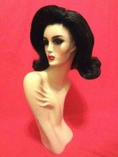 60s JACKIE KENNEDY O. FLIP Wig! Lace Front Custom Costume Drag Brown ALL COLORS