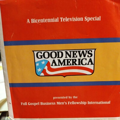 Good News America,by Full Gospel Business Men's Fellowship 45 record, Pat Boone