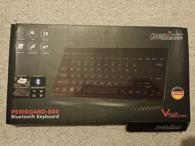 Perixx PERIBOARD-804 Multi-Device Bluetooth Tastatur NEU