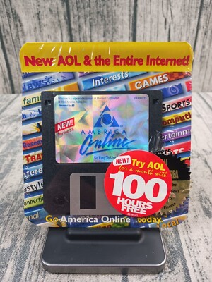 Vintage America Online Floppy Diskette: Version (3.0) Brand New / Sealed 