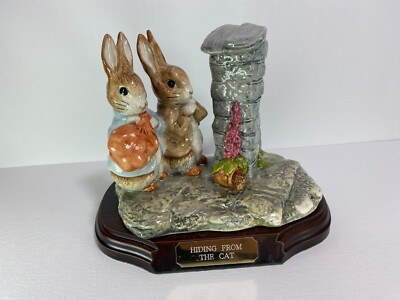 Beswick Beatrix Potter versteckt vor der Katze perfekter Zustand limitierte Auflage 221/3500