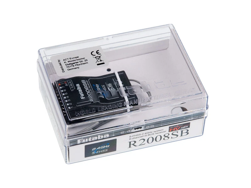 Futaba R2008SB Empfänger 2,4GHzS-FHSS 8/8 Kanal Empfänger mit S.Bus - Bild 2 von 4