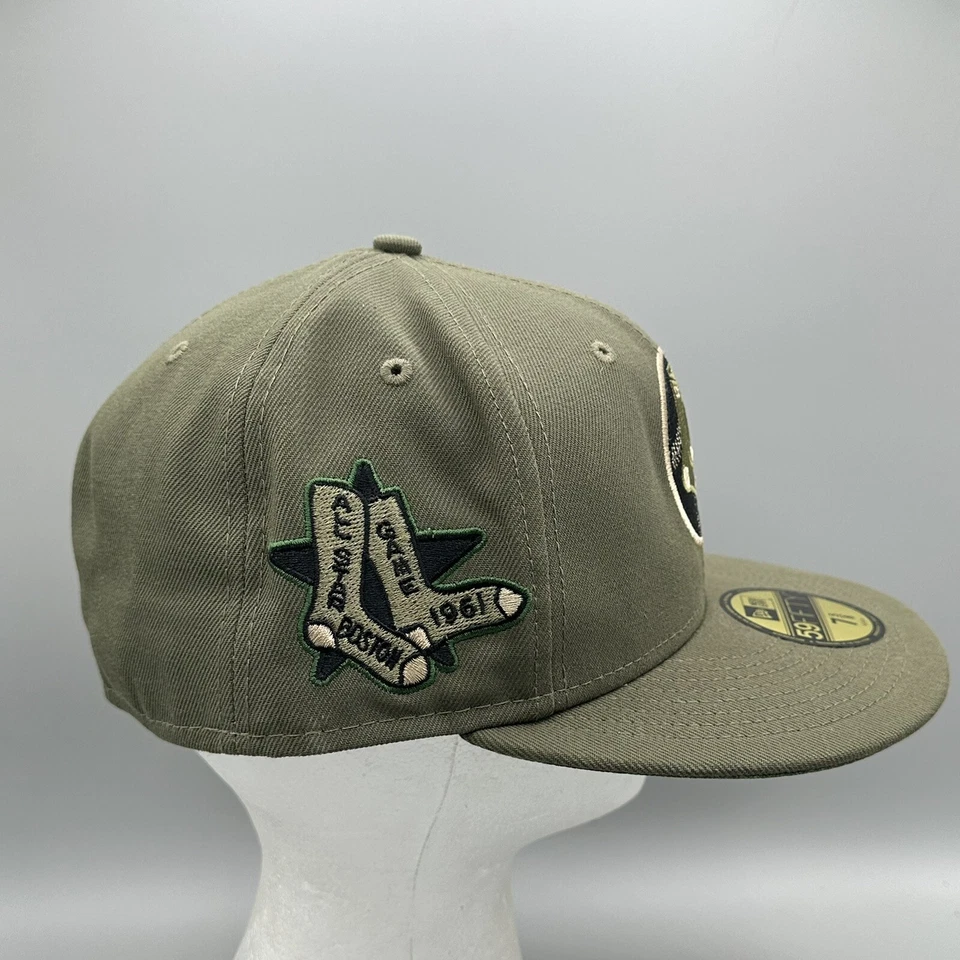 MLB New Era 5950 Sombrero Boston Red Sox Gorra Talla 7 5/8 Parche 1961 All Star Game Camuflado Foto 3 de 4