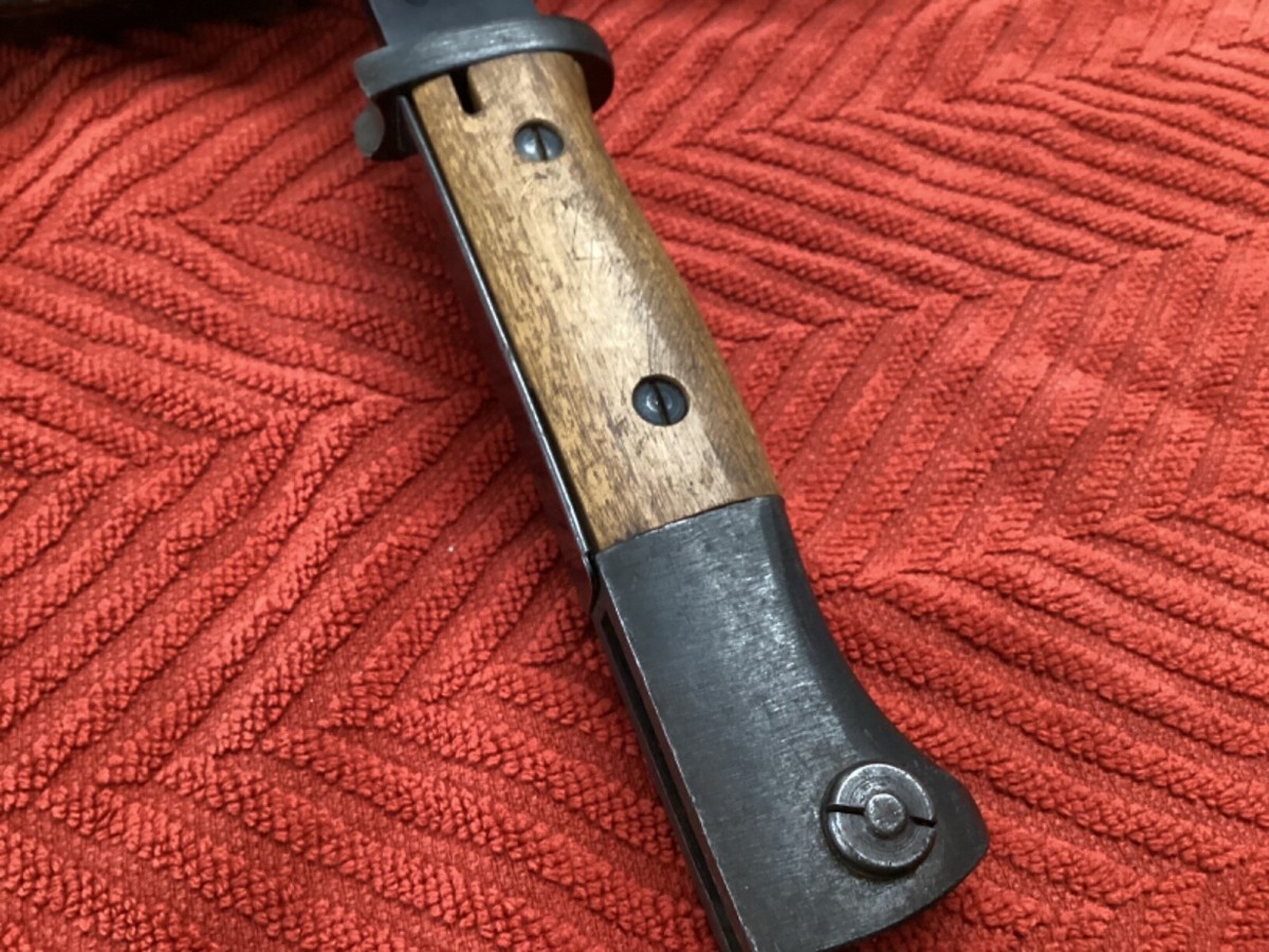 WWII German S84/98 Bayonet w/Scabbard Mauser K98 Rifle UNMARKED