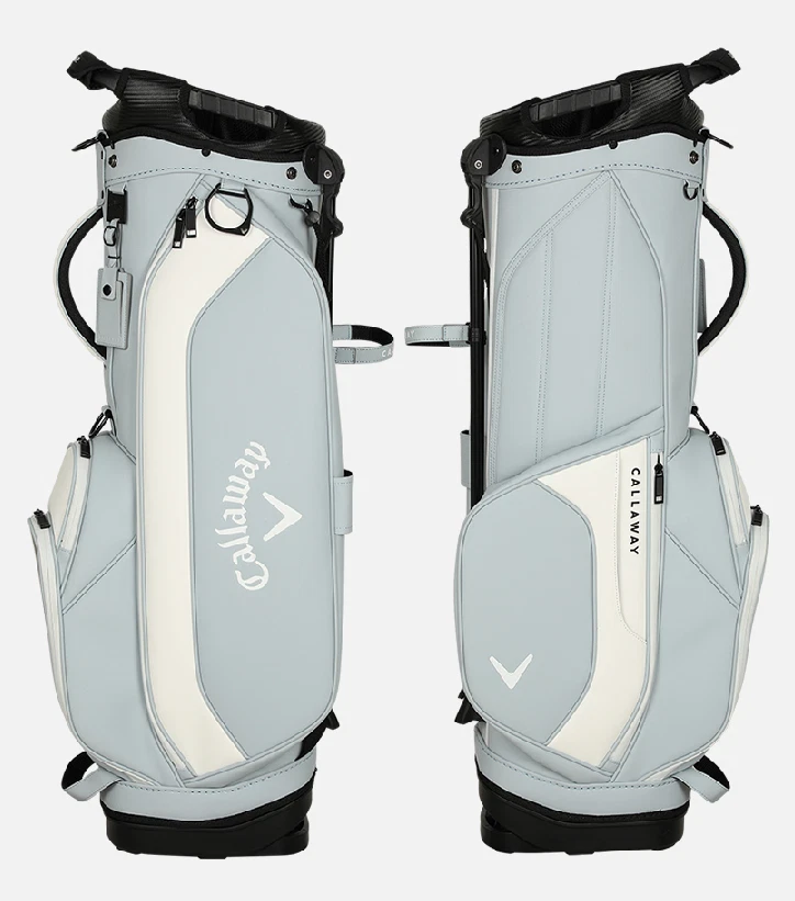 Bolsa de pie de golf Callaway 2025 Shadow V 9" 14 vías gris PU Foto 4 de 4