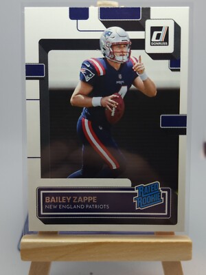 Bailey Zappe 2022 Donruss Rated Rookie RC #329 Patriots