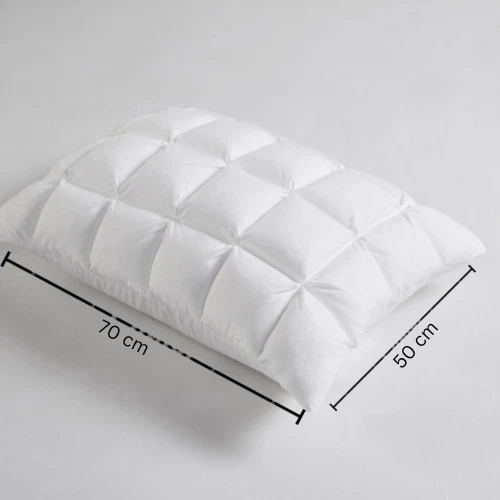 Microfiber Bed Pillow Support Neck & Head Comfortable Soft Sleep Hotel 5 Star - Image 2 of 4