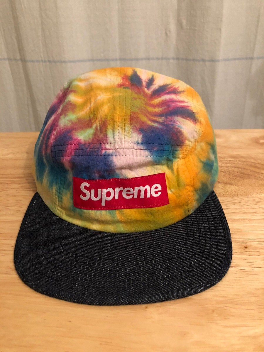 Supreme タイダイキャップ Supreme Rainbow Tie Dye Multicolor Camp Hat Cap SS13 NWOT | eBay