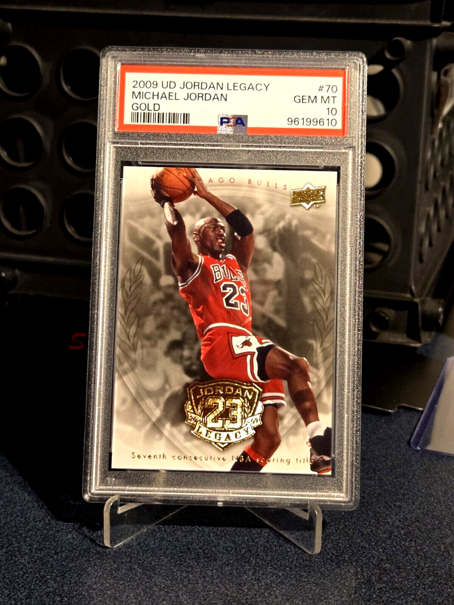 マイケルジョーダン 2009 Legacy カードボックス 2009 Upper Deck Legacy Gold Edition #70 Michael Jordan PSA