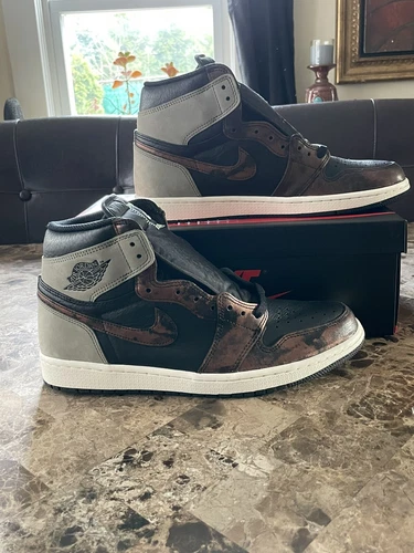 New Nike Air Jordan 1 Retro High OG Patina Rust Shadow 555088-033 Mens Size 10.5